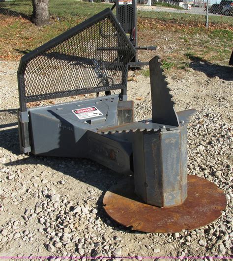 landshark skid steer tree saw|sidney tree shear attachment.